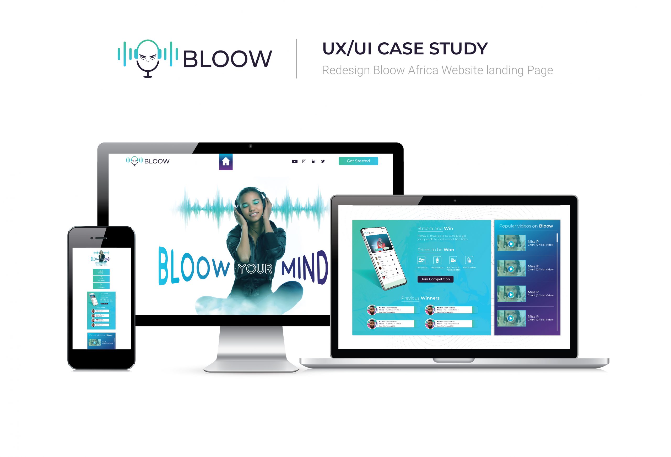 Bloow landing page