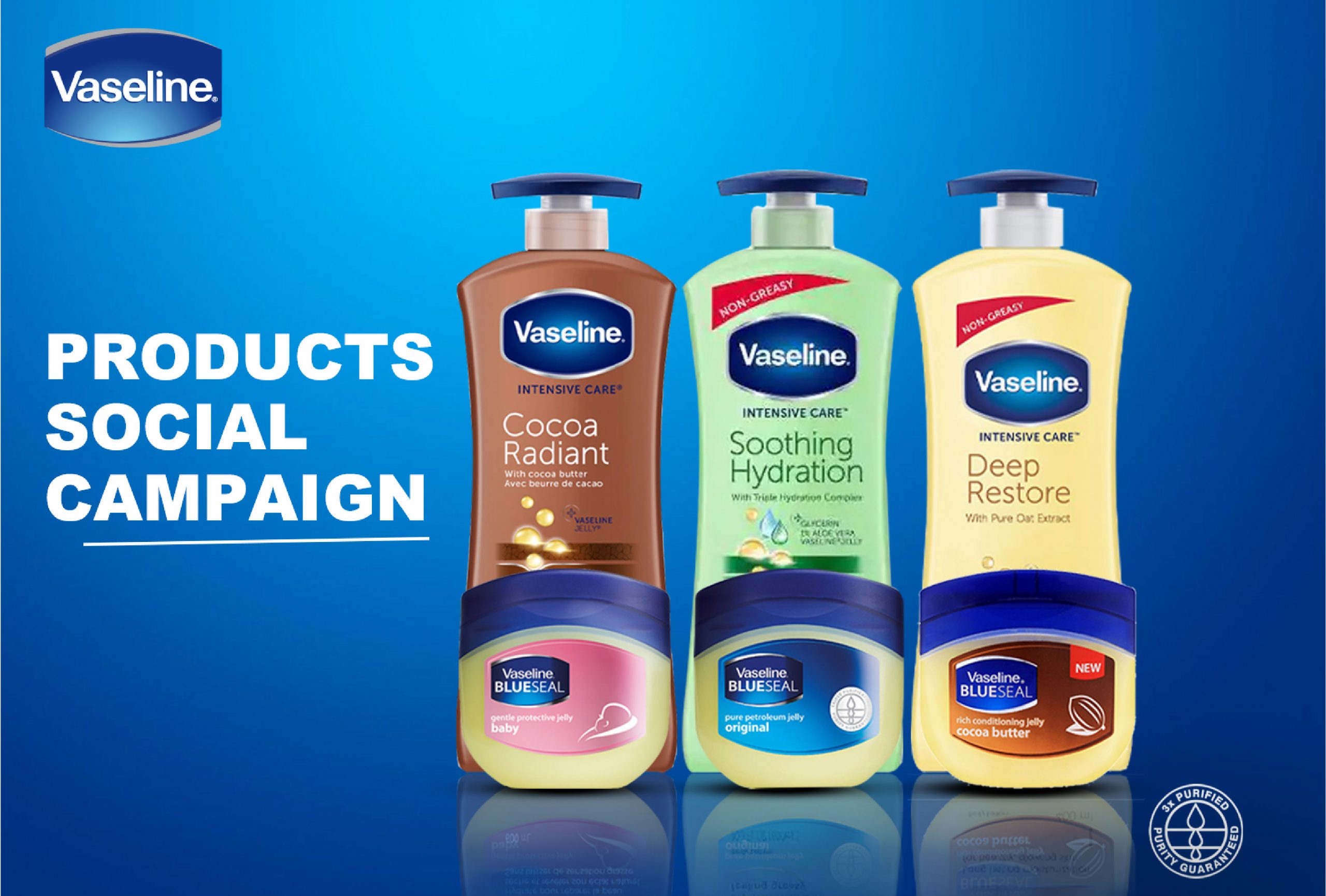 Vaseline Products Social Posts